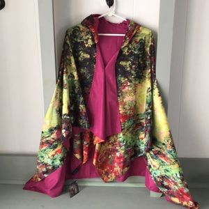 New with Tags reversible Rain Cape